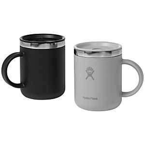 Additional Image 3 - a black and white coffee mugs