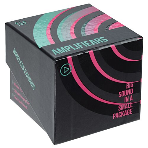 Additional Image 8 - a black box with pink and blue circles