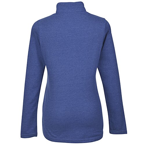 Additional Image 1 - a blue long sleeved shirt