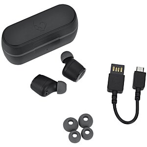 Additional Image 1 - a black case with earbuds and plugs