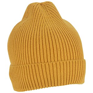 Additional Image 1 - a yellow knit hat on a white background