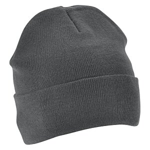 Additional Image 1 - a black beanie on a white background
