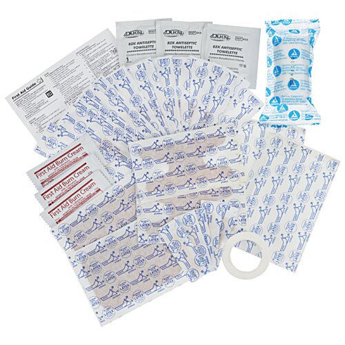 Additional Image 1 - a group of cards with red and blue text