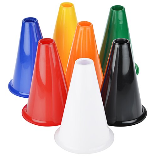 Additional Image 1 - a group of colorful plastic cones