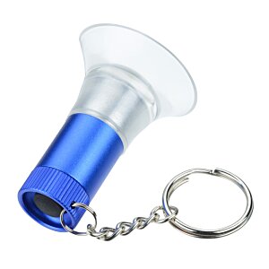 Additional Image 1 - a key chain with a blue and white flashlight