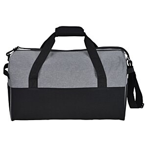 Additional Image 3 - a black and grey bag with black straps