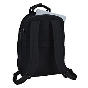 Additional Image 4 - a black backpack with straps
