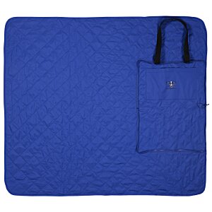 Additional Image 2 - a blue bag with a black handle