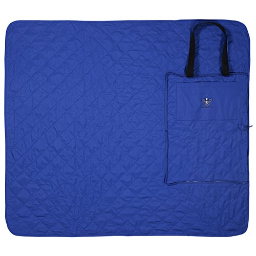 Additional Image 2 - a blue bag with a black handle