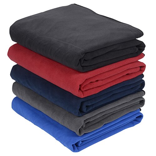 Additional Image 5 - a stack of folded blankets