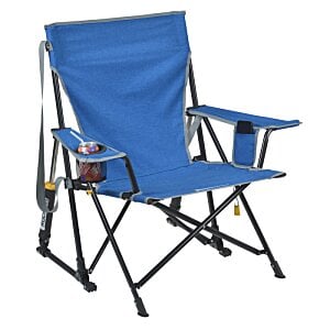 Additional Image 1 - a blue folding chair with arm rest