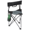 Additional Image 3 - a black chair with a green bottle on it