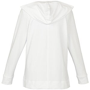 Additional Image 1 - a white hoodie with a hood