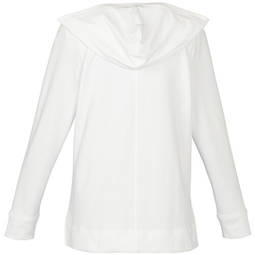 Additional Image 1 - a white hoodie with a hood