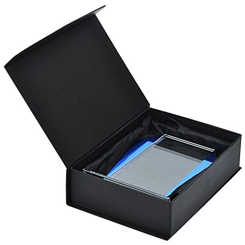 Additional Image 2 - a black box with a blue strip inside
