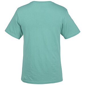 Additional Image 1 - a back of a blue shirt