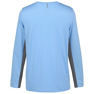 Additional Image 1 - a blue long sleeved shirt