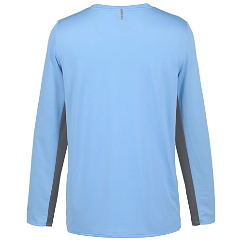 Additional Image 1 - a blue long sleeved shirt