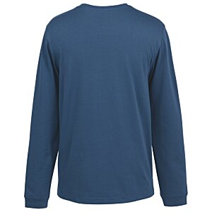 Additional Image 1 - a blue long sleeved shirt