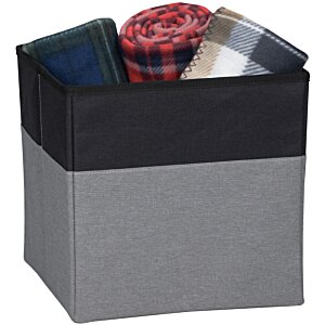 Additional Image 1 - a box with a folded blanket inside