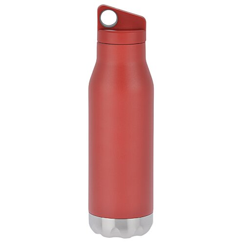 Additional Image 1 - a red water bottle with a red cap