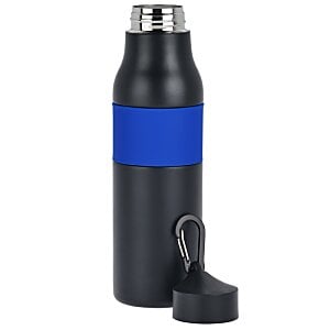 Additional Image 3 - a black and blue water bottle
