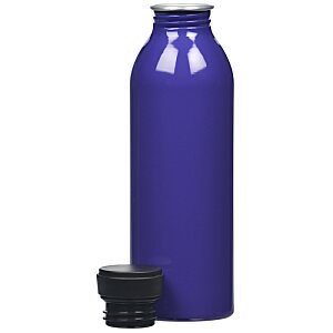 Additional Image 1 - a blue bottle with a black cap