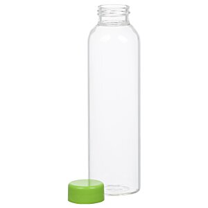 Additional Image 1 - a clear plastic bottle with a green cap