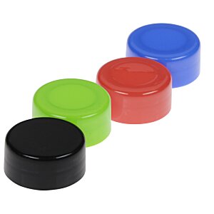 Additional Image 2 - a group of colorful plastic caps