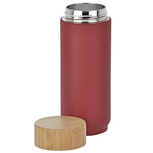 Additional Image 1 - a red and silver thermos