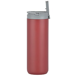 Additional Image 3 - a red and grey plastic cup