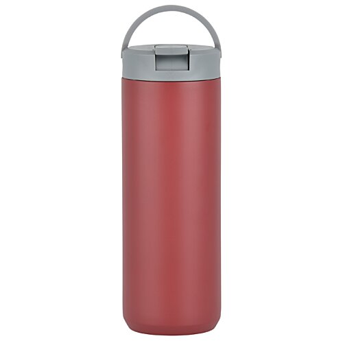 Additional Image 1 - a red and grey water bottle