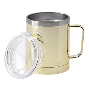 Additional Image 2 - a yellow and silver mug