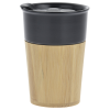 View Image 2 of 4 of Traverse Ceramic & Bamboo Tumbler - 10 oz.