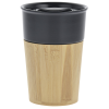 View Image 3 of 4 of Traverse Ceramic & Bamboo Tumbler - 10 oz.