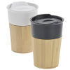 View Image 5 of 4 of Traverse Ceramic & Bamboo Tumbler - 10 oz.