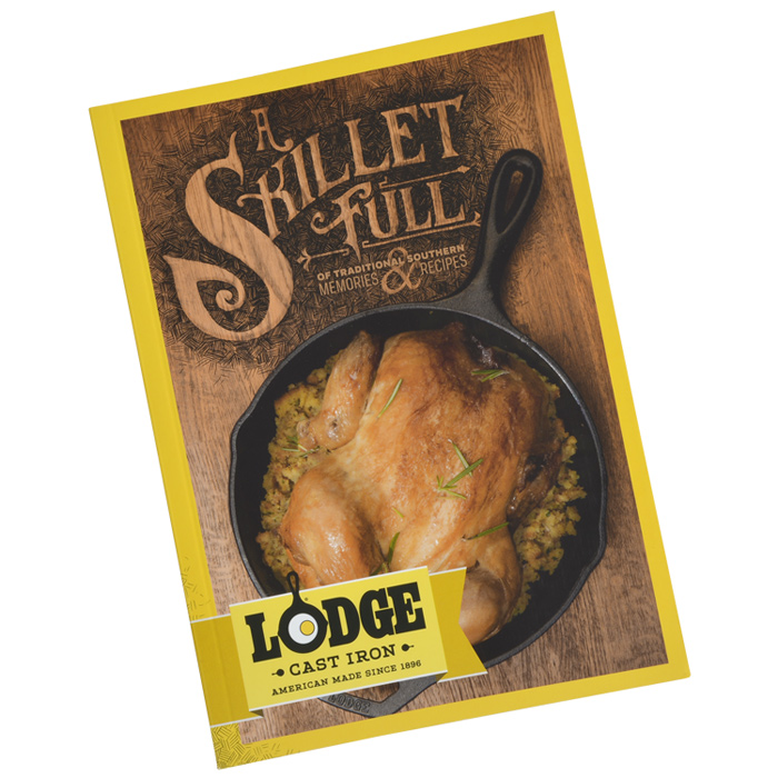  Lodge Cast Iron Skillet with Skillet Fun Cookbook