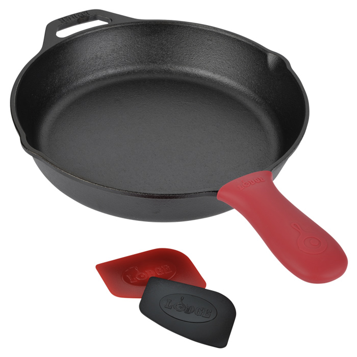 Promotional Lodge 10.25 and 5 cast iron skillets gift set