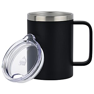 Additional Image 2 - a black mug with a lid
