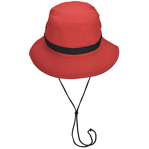 Additional Image 2 - a red hat with a black band