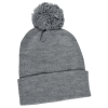 View Image 2 of 3 of Yupoong Pom Pom Cuffed Beanie