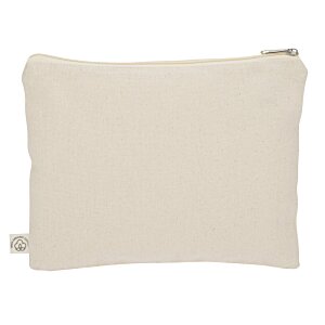 Organic Cotton Zippered Pouch 164803 : 4imprint.com