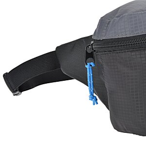 Additional Image 6 - a black bag with a blue zipper