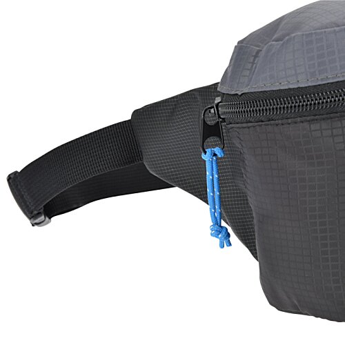 Additional Image 6 - a black bag with a blue zipper