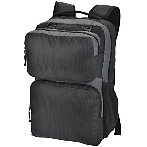 Additional Image 1 - a black backpack with straps