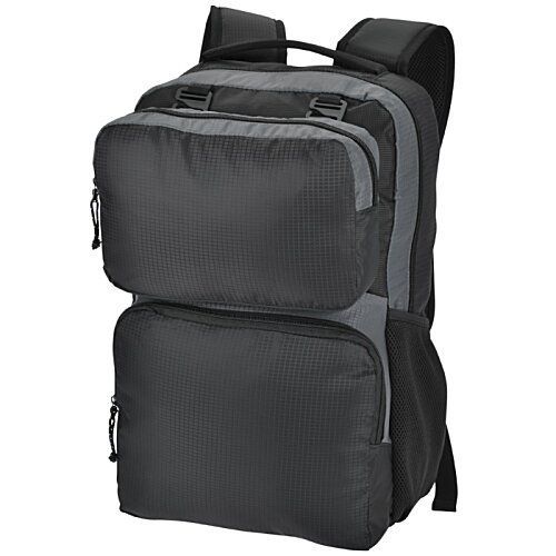 Additional Image 1 - a black backpack with straps