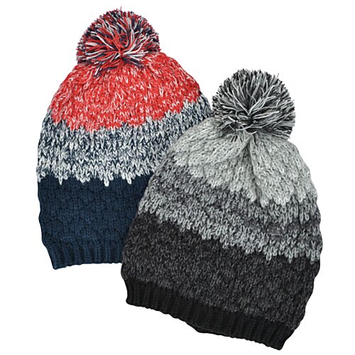 Additional Image 3 - a pair of knit hats