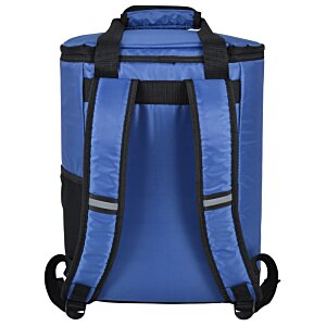 Additional Image 3 - a blue backpack with black straps