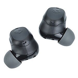 Additional Image 3 - a pair of black earbuds