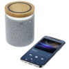 View Image 4 of 9 of Ultra Sound Speaker with Bamboo Wireless Charger